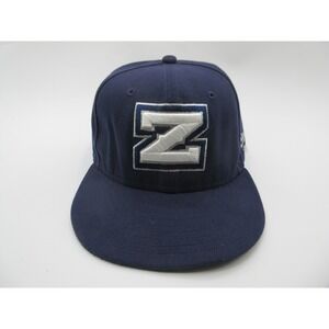 Vintage New Orleans Zephyrs Hat Cap Fitted Mens 7 1/8 Navy MILB Baseball New Era